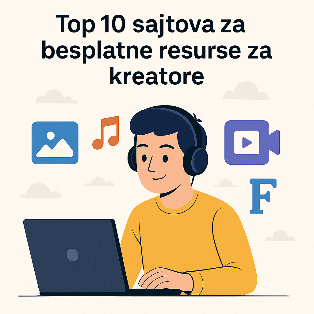 Top 10 sajtova za besplatne resurse za kreatore